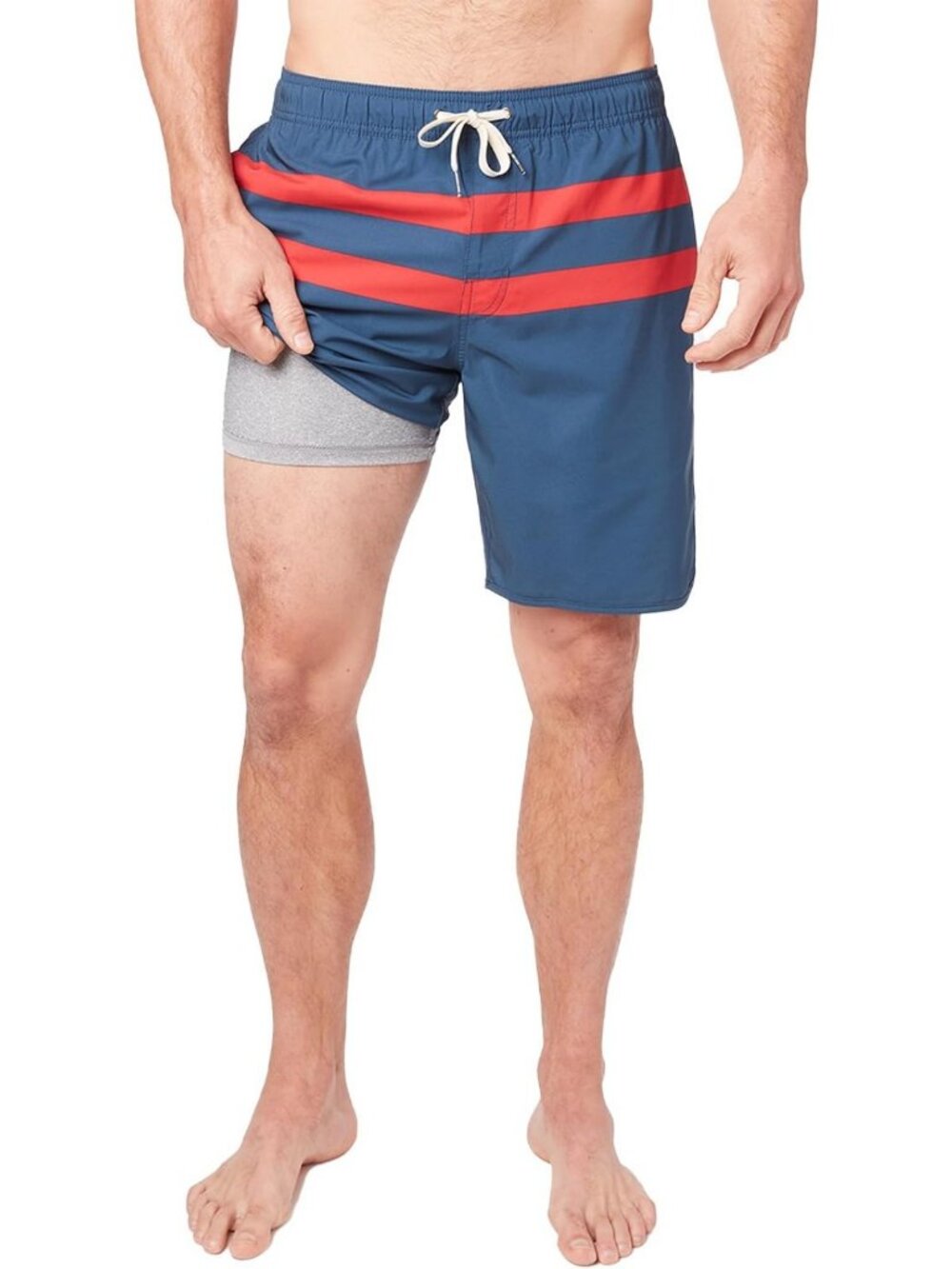 Men's Swim Trunks with BreezeKnit™ Liner, 8" Inseam, Anti-Chafe, Performance
